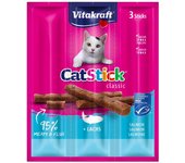 18 barritas Vitakraft Cat Stick Classic con Salmón ¡Pack ahorro!