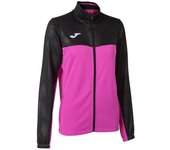 Chaqueta de tenis / pádel joma montreal mujer rosa flúor negro
