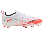 Zapatillas de fútbol sala puma ultra 5 play fg/ag j, whi niño