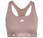 Sujetador deportivo de fitness adidas techfit bra mujer rosa