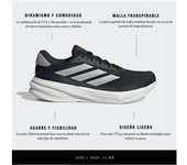Zapatillas de running adidas supernova stride 2 hombre negro