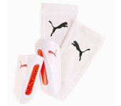 Espinilleras de fútbol puma ultra twist sleeve hombre blanco