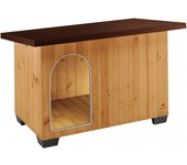 Caseta Exterior para perros Madera Baita Ferplast 42x50x43