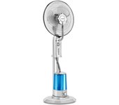 Ventilador pie con nebulizador de agua, oscilante, 3 velocidades, temporizador 60 minutos, mpm, gris, mwp-20 75