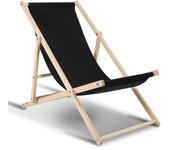 Tumbona tumbona basculante tumbona de playa plegable tumbona para el sol balcón silla lounger madera negro