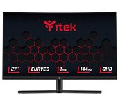 itek monitor ggc - 27 curved r1500, wqhd 2560x1440, va, 144hz, 16:9, 1ms mprt, has, 3xhdmi, dp, audio, hdr ready, adapt sync