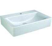 Lavabo ideal standard connect, 1 agujero para grifo, sin rebosadero, 600x460x175mm, e8103ma, color: blanco con ideal plus