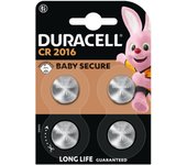 Duracell lithium pitters special lithium 2016 3v, lote de 4 (dl2016/cr2016)