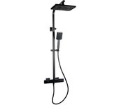 Ensemble de douche thermostatique extensible nine xtreme avec 1 fonction - noir mat - standard hidraulica - 60791