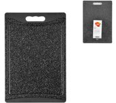 Tabla de cortar de polipropileno de granito con base antideslizante de 35 x 24 cm h&h