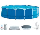 Piscina desmontable metal frame intex 457x122 cm 16.805 litros