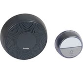 Timbre inalambrico negro marca legrand