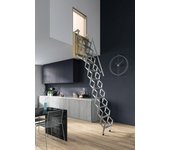 Escalera escamoteable de pared 70x100x280