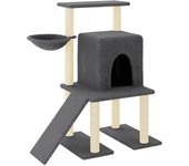 Torre para muebles de árbol para gatos, juguete para trepar, rascador, plataforma para trepar con postes 02_0022720