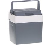 Nevera portátil eléctrica de viaje, coche, camping, 28 l, conexión 12v y 220v, enfria y calienta, adler, gris, , ad 8078