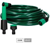 Kit manguera jardín ø1/2 12,5mm 25m 3 capas