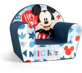 Sillón infantil lulabi mickey icon en acolchado de algodón. esponja 51x43x33cm