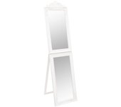 Espejo de pie blanco 50x200 cm