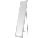 Espejo de pie blanco decapé de mdf de 37x157cm