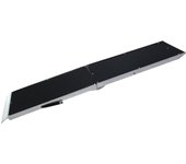 Rampa perros mascotas plegable aluminio superficie antideslizante coche 96x38cm 110kg ayuda acceso