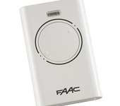 Faac xt2 remote control 2 channels 433mhz white original transmitter rolling code slh lr - 787007