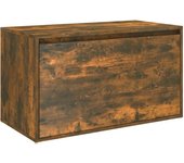 Banco de entrada banco 80 x 40 x 45 cm madera contrachapada de roble ahumado 02_0010772
