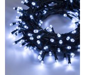 Luci albero di natale led per interno esterno luce fredda 1000 miniled 74,4 metri
