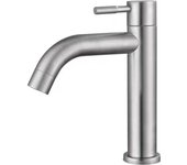 Grifo lavabo, grifo monomando lavabo agua fría y caliente, grifos para lavabo de encimera, grifos mezclador de baño de acero inoxidable 304