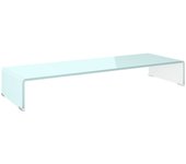 Mueble tv/elevador de monitor cristal verde 90x30x13 cm v0176 90 x 30 x 13 cm / verde
