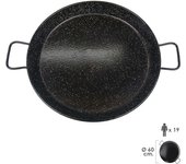 Paellera valenciana esmaltada 19 personas/ 60 cm
