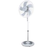 Ventilador de pie fan-165r - base redonda - 50w - blanco