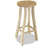 Maison exclusive - taburete de cocina de madera de teca