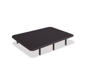 Base tapizada 140 x 180 cm, tejido 3d negro, estructura 40x30mm, sin patas