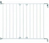 Barrera de seguridad de metal blanco para fijar a la pared, ancho 62 a 102 cm, 624 meses