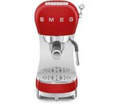 Cafetera espresso smeg rojo ecf02rdeu