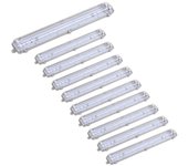Doble tira de luz estanca para tubo led t8 150cm ip65 (carcasa vacía) (pack de 10) - silamp