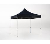 Carpa plegable 2x2 master - negro - impermeable - cenador ideal para camping, eventos, jardín, playa