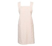 Delantal gingham rosa