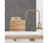 Papel pintado vinílico lavable con textura de piedra estilo industrial en relieve - allure texture 681639 de gaulan - rollo de 10 m x 1,06 m