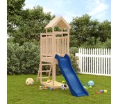 Vidaxl parque infantil de exterior madera maciza de pino