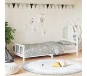 Estructura de cama para niños madera de pino blanco 90x190 cm v5836 90 x 190 cm / blanco