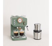 Create - pack thera retro cafetera express + mill pro molinillo de café y especias