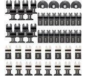 Vevor hojas de sierra oscilantes multiherramienta 50 piezas para madera metal