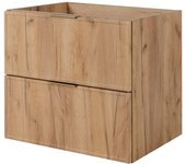 Mueble de baño, roble craft dorado, tirador dorado, 46 ​​x 60 x 57 cm