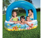 Piscina de juego con techo azul 140x140x114 cm 52192 bestway