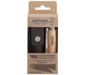 Opinel navaja de bolsillo no. 08 inkl. etui mit edelstahlklinge