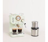 Create - pack thera retro cafetera express + mill pro molinillo de café y especias