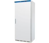 Romux® armario refrigerado de 1 puerta de 77 cm refrigeración estática blanco | armario frigorífico capacidad 620 l - 4 estantes y 130 w
