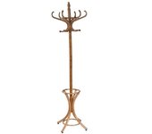 Perchero de pie de madera marrón 53x39x187hcm