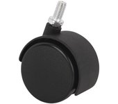 Rueda de plástico con tornillo diámetros desde 30 mm a 50 mm - 4 unidades
